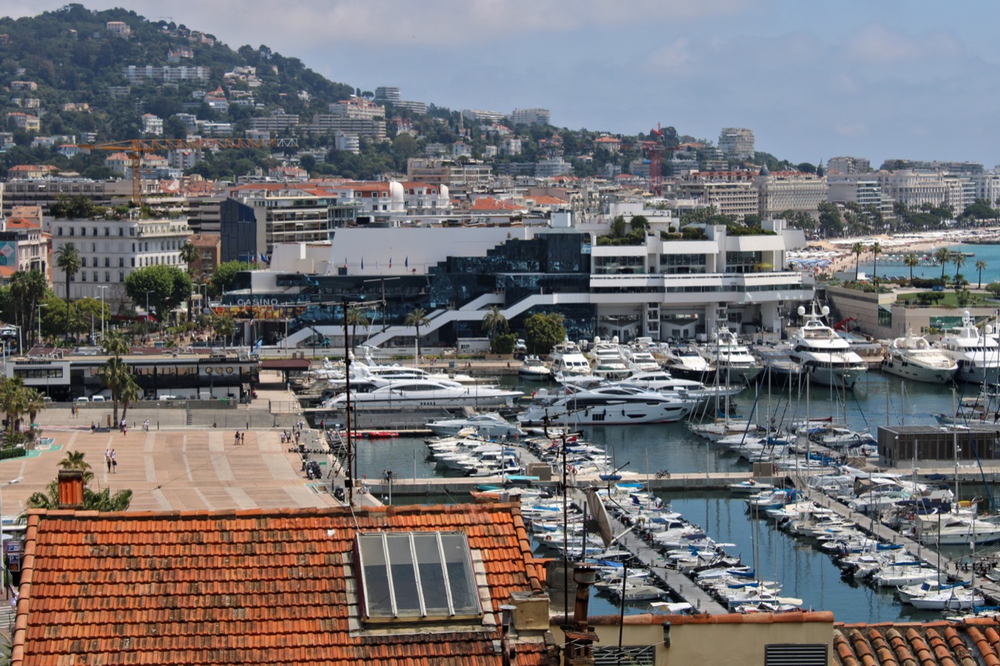 The Palais des Festivals in Cannes by daylight, 2019.