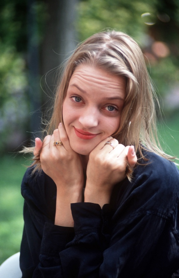 Uma Thurman at the Venice Film Festival, September 1994.